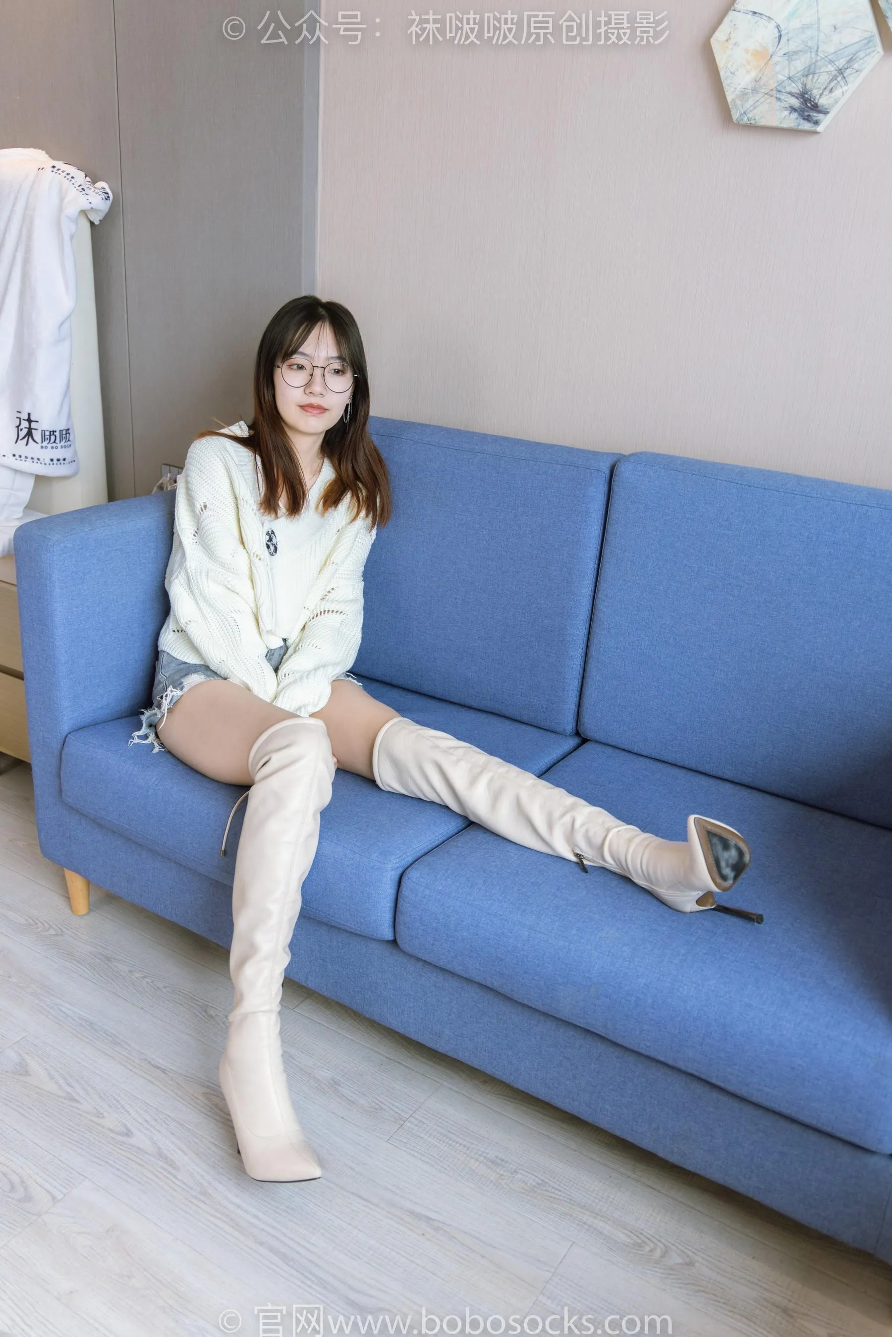 [BoBoSocks袜啵啵]NO.222 小甜豆-长靴、白棉袜、裸足 [79P]插图3